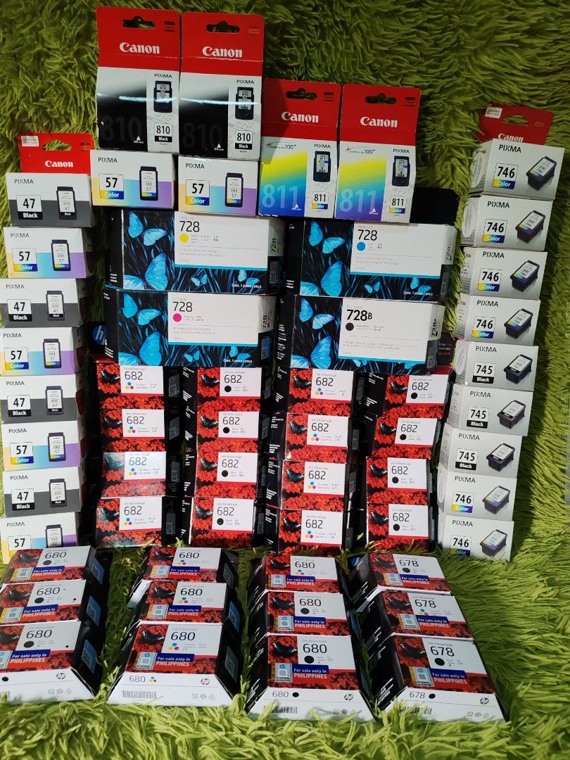 HP ink 680 original black & tri-colored (Category: Printers, Scanners & Copiers) located in Quezon City. Submitted by collenlanz3067438 (Listing ID 1378658221, Image 1). Description: FOR SALE💯 HP ORIGINAL INK CARTRIDGE✅ ITEM ONHAND 😍 hp682 original hp680 original hp704 original hp678 original HP728 130-ml HP 915XL ALL COLORS ARE AVAILABLE 😍 CANON CANON -745 /746/57/47/810 /811/ 790 ALL COLORS ARE AVAILABLE 😍 BROTHER LC-462XL /LC3617/LC3619XL/