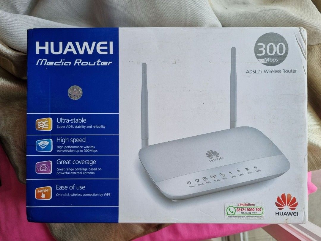 Media Router Fiber Huawei media router HG532D Internet Router Wireless Tanpa SIM card ...