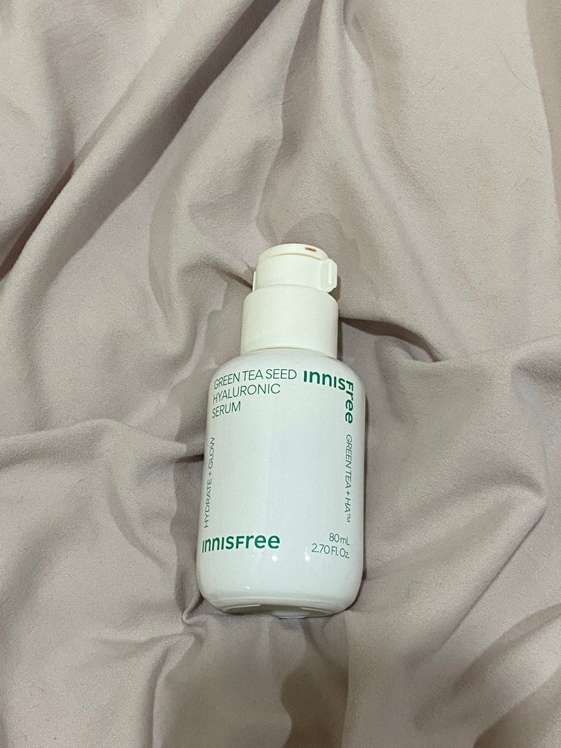 由 mmmmmmmmmi (刊登 ID 1378685011，圖片 1) 提交，位於 新北市 (New Taipei) 的 innisfree 綠茶籽玻尿酸保濕精華 綠茶籽保濕精華 綠茶籽 保濕精華 精華液 韓國 悅詩風吟 (類別：護膚、清潔產品)，說明：品牌：Innisfree 品名 : Green Tea Seed Hyaluronic Serum 綠茶籽玻尿酸保濕精華 容量：原80ml （現已用4/5左右） 貨源：韓國門市。