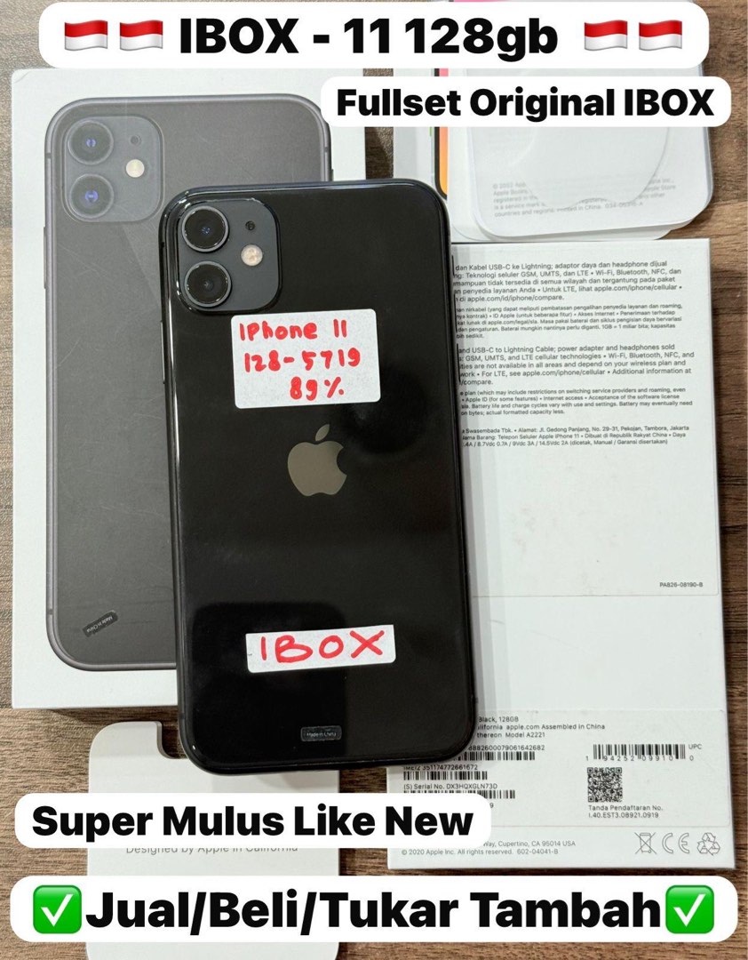 iphone 11 128 second ibox, Telepon Seluler & Tablet, iPhone, iPhone 11 ...