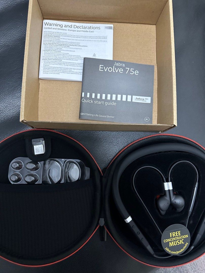Jabra 75e (Category: Earphones) located in Singapore. Submitted by irism22 (Listing ID 1378552358, Image 3). Description: Totally new with boxing. It’s a gift from a event.