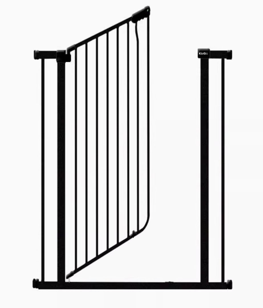 KidGo Magnetic Auto-Close Safety Gate, Baby Gate, Pet Gate, Dog Gate, Child Gate, Cat Gate (Category: Safety Gates, Locks & Protectors) located in Singapore. Submitted by shanmakes (Listing ID 1378682141, Image 1). Description: 2 pcs. $25 each. Bought for $50+ each. For 76.5~85cm wide. Height 81cm. 5cm gap between poles. Selling as I bought for a temporary stay with my mother, and she does not want my cats going into her room. Used only for 2 wee