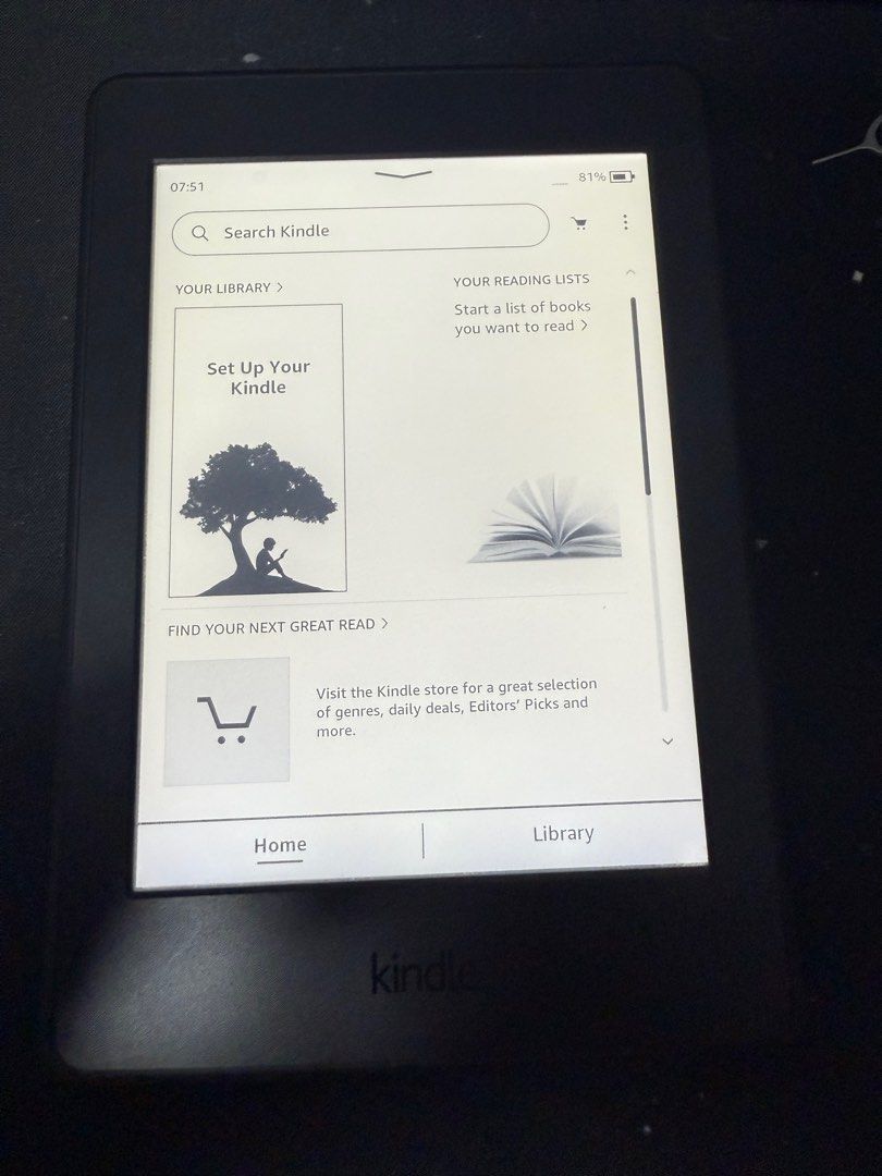 Kindle Paperwhite 7th gen (Category: E-Readers) located in Singapore. Submitted by olipcguru (Listing ID 1378682190, Image 1). Description: Working kindle for sale .