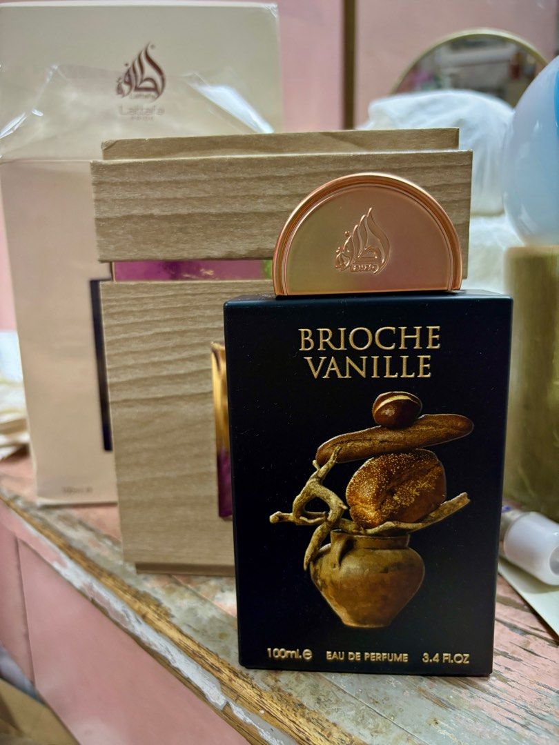 Lattafa Brioche Vanille (Category: Fragrance & Deodorants) located in Manila. Submitted by bert777 (Listing ID 1378618317, Image 1). Description: An oriental gourmand that smells like buttery brioche bread and spicy vanilla.