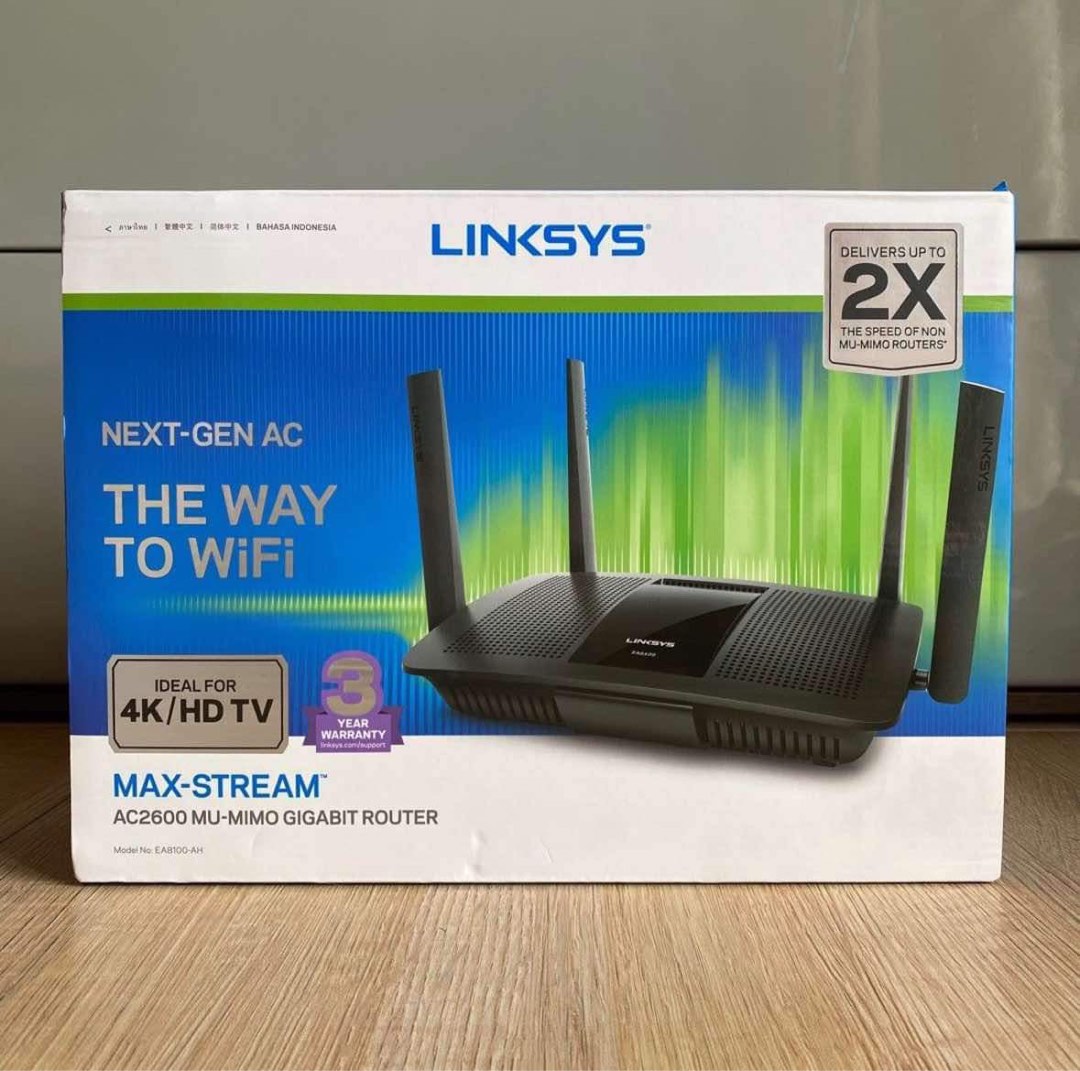 Linksys AC2600 Router, Computers & Tech, Office & Business Technology ...