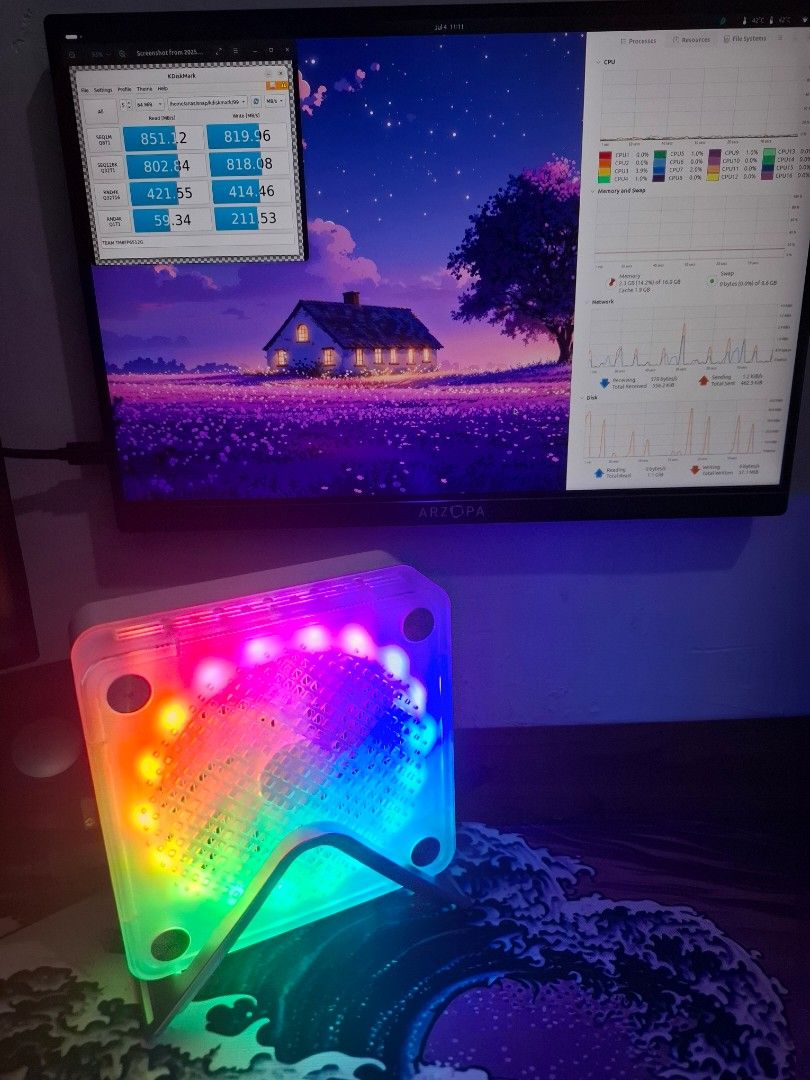 Mini PC RGB AMD Ryzen R9-6900HX ES DDR5 16GB/512GB NVME, Elektronik ...