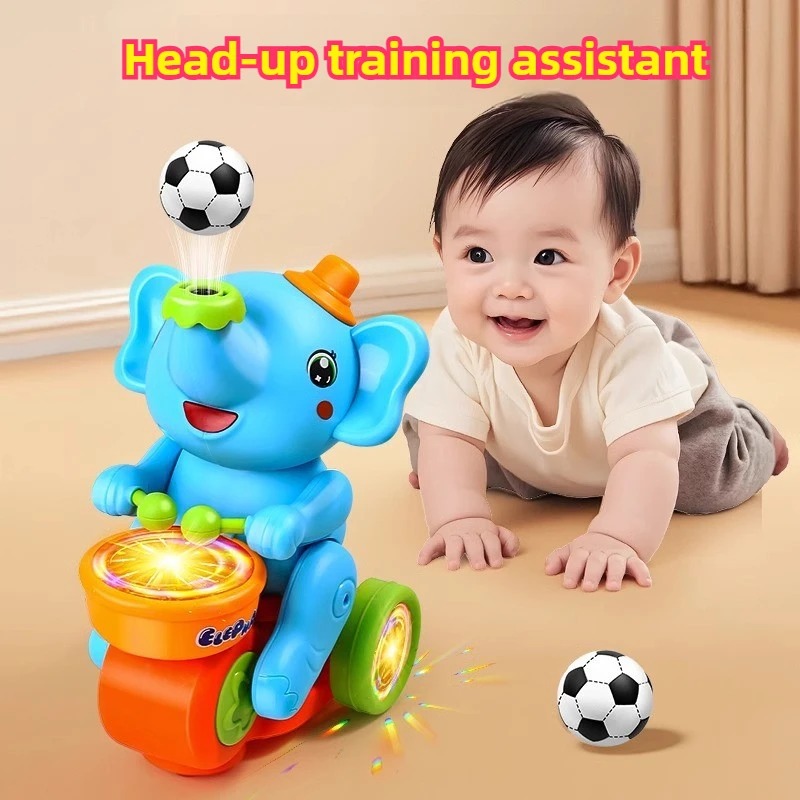 Musical Walking Elephant Drummer Toys for Kid Musical Toy with LED ...