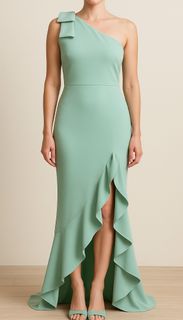 Green dress large For Sale | Evening dresses & gowns | Carousell Philippines