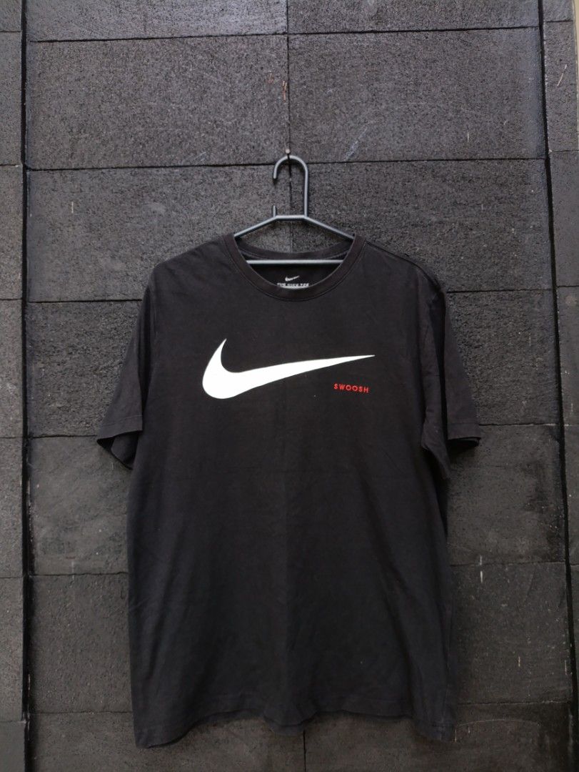 Nike Swoosh Big Logo Kaos Hitam Nike| T shirt Nike
