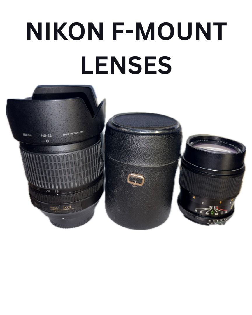 NIKON F MOUNT LENS (Category: Cameras) located in Cabuyao City. Submitted by notgab (Listing ID 1378653095, Image 1). Description: 📷 FOR SALE / SWAP — TAKE ALL FOR ₱5,000 📷 Nikon 18-105mm f/3.5-5.6 Kit Lens — ₱3,000 (negotiable) 📷 Paragon 135mm f/2.8 (Manual Lens) — ₱2,500 (negotiable) 📦 Option: Swap for AF-S 55-200mm, add ako ₱1,000–2,000 🔹 READ EVERYTHING BEFORE INQUIRING 🔹 ASK FOR SAMPLE SHOTS Nikon 18-105mm f/3.5-5.6 Kit Lens (3,000) In