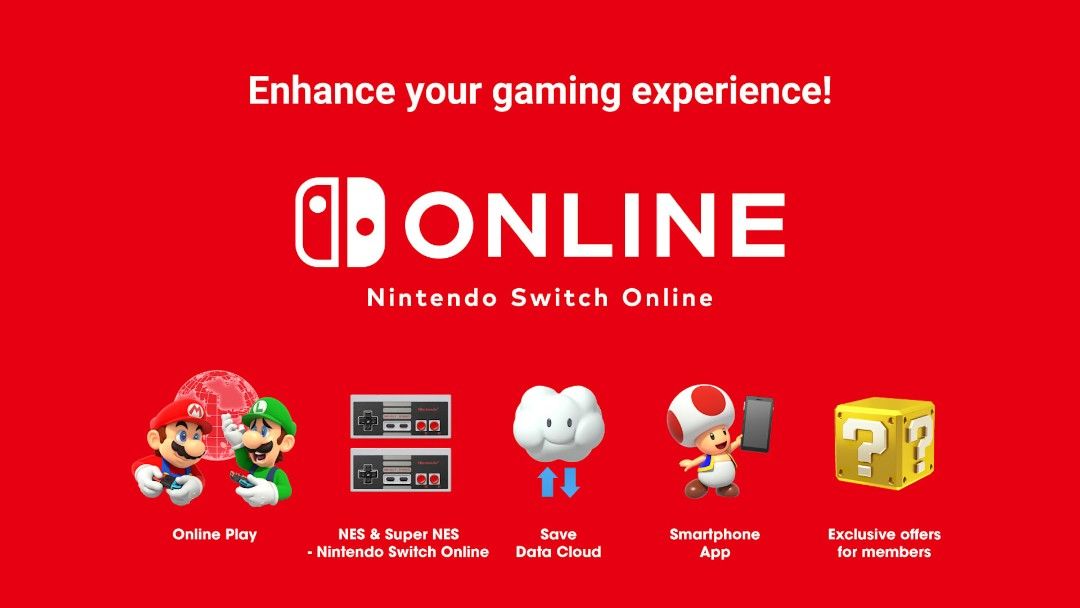 Nintendo Switch Online Family Membership Valid Until 04/07/2026