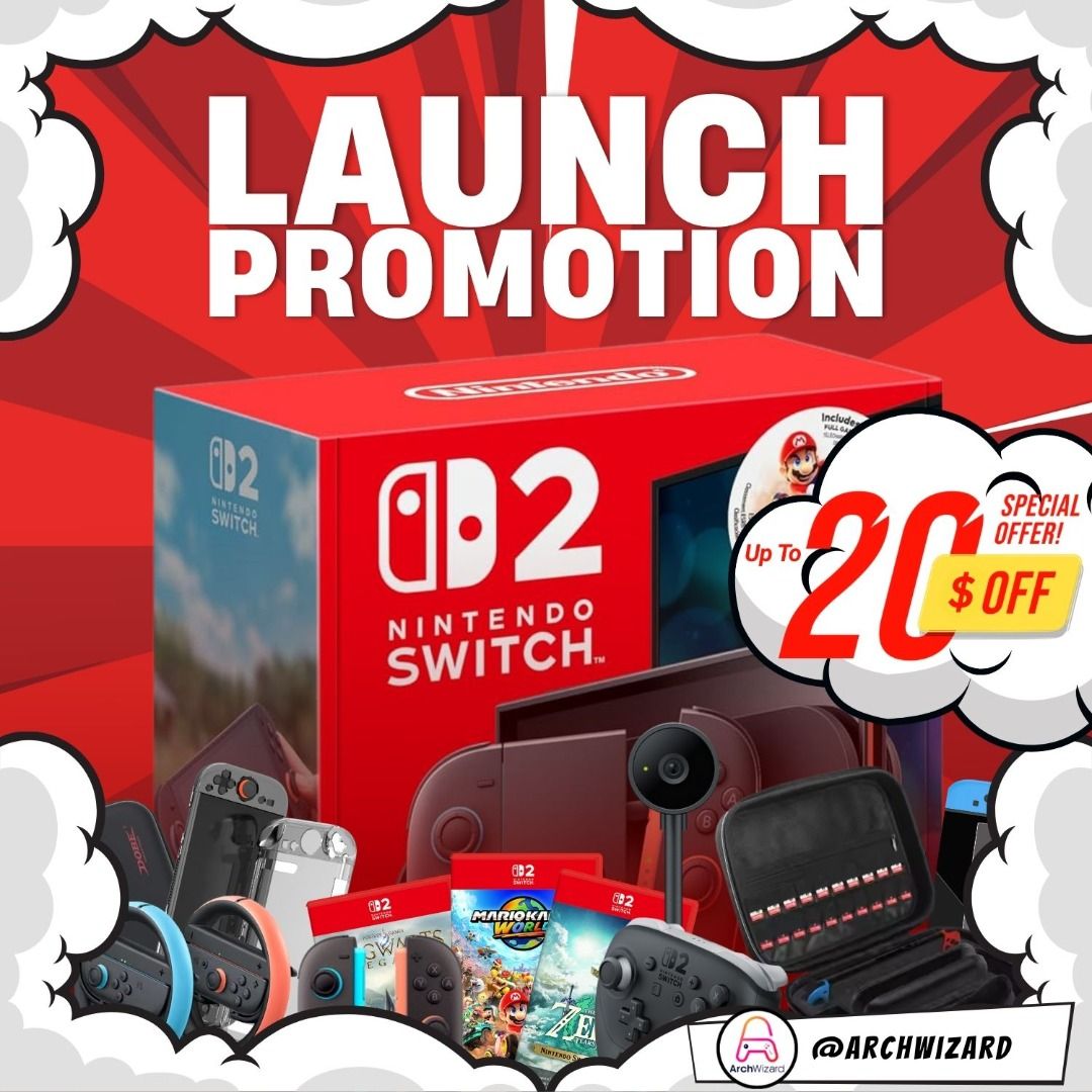 NS2 & NS OLED - Purchase, Trade In & Upgrade - Trade in NS Lite Gen 1 Gen 2 OLED - Nintendo Switch 2 Nintendo Switch OLED 🛍️ Nintendo Switch Console - ArchWizard63108478673026112
