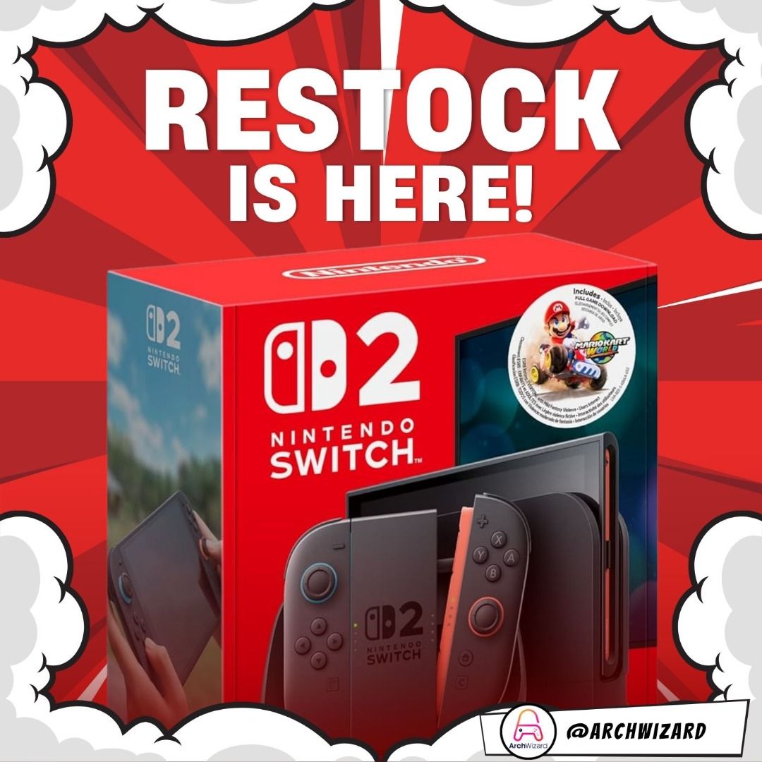 NS2 & NS OLED - Purchase, Trade In & Upgrade - Trade in NS Lite Gen 1 Gen 2 OLED - Nintendo Switch 2 Nintendo Switch OLED 🛍️ Nintendo Switch Console - ArchWizard63108478673026113