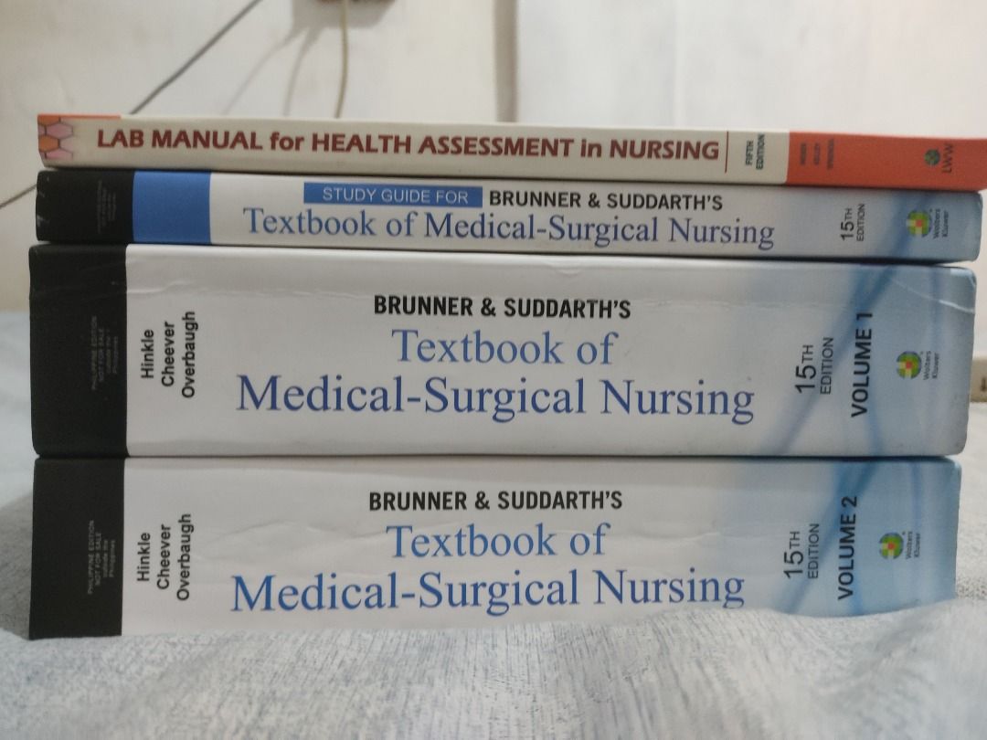 Nursing Books (HA ONLY!) (Category: Textbooks) located in Pasig City. Submitted by ta.ccc (Listing ID 1378709883, Image 2). Description: MEDSURG (SOLD OUT!) HA Lab Manual (only) — ₱490 Please read: - no handwriting/highlights - complete pages - likely new, no issue - will send videos sa pm - price + sf - loc: pasig city - rfs: need funds T^T.