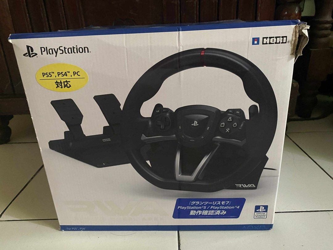 Ps 5 Rgt Racing Wheel PS5 Steering Wheel Hori RWA (Racing Wheel Apex), Video Gaming, Gaming ...