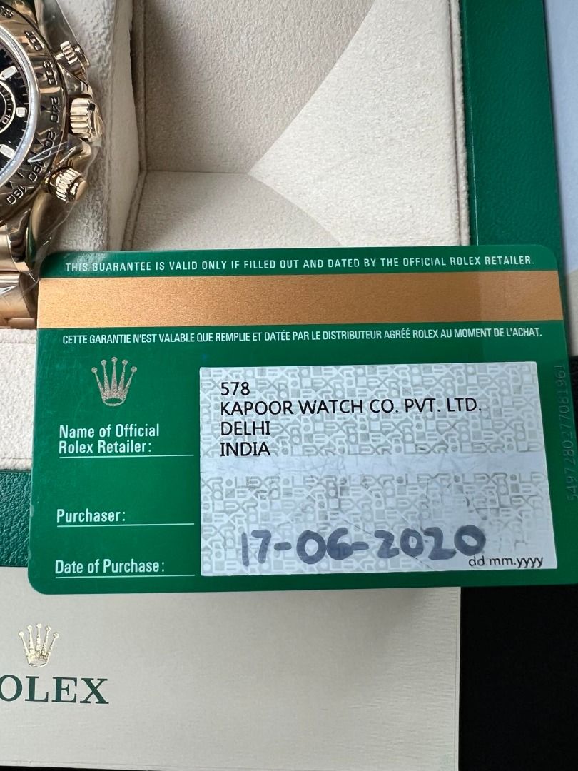 ROLEX DAYTONA SOLID YELLOW GOLD (Category: Luxury Watches) located in Pasig City. Submitted by tycoon.cars (Listing ID 1378605294, Image 3). Description: ROLEX DAYTONA SOLID YELLOW GOLD REF. 116508 Brand new/Unworn 2020 Model Black face Complete inclusions.