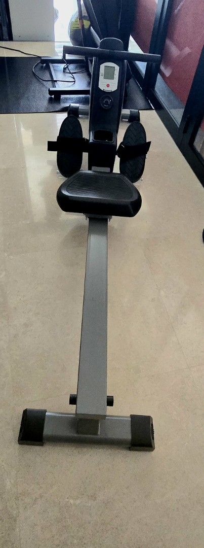 Rowing machine (Category: Cardio & Fitness Machines) located in Singapore. Submitted by lets_goooo_shopping (Listing ID 1378562913, Image 6). Description: Bought this rowing machine but hardly used it. It's still in very good condition. I am selling for a fraction. Self collect at my home in Punggol..