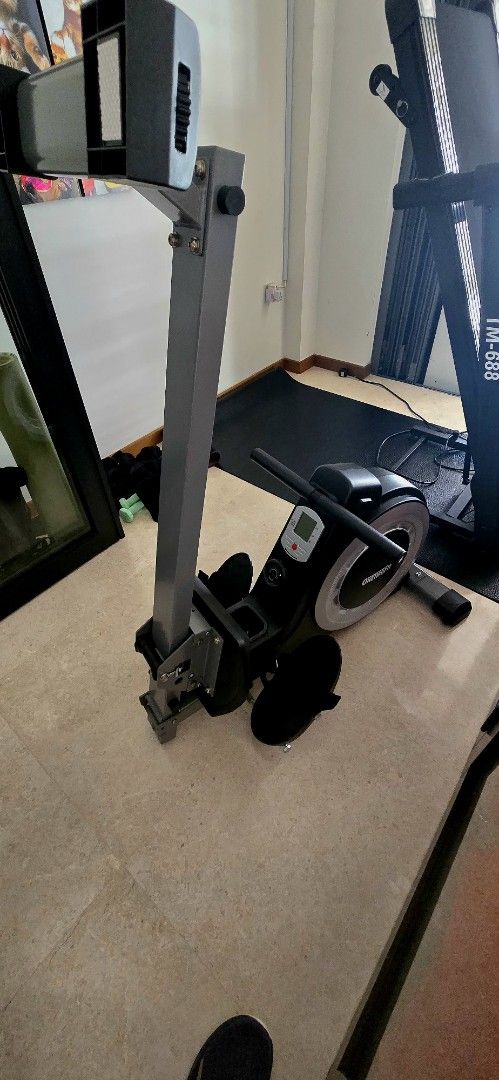 Rowing machine (Category: Cardio & Fitness Machines) located in Singapore. Submitted by lets_goooo_shopping (Listing ID 1378562913, Image 4). Description: Bought this rowing machine but hardly used it. It's still in very good condition. I am selling for a fraction. Self collect at my home in Punggol..
