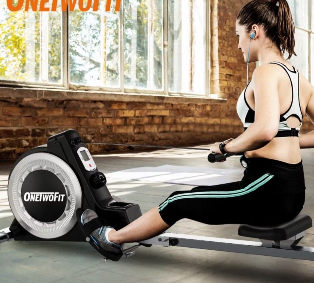 Rowing machine (Category: Cardio & Fitness Machines) located in Singapore. Submitted by lets_goooo_shopping (Listing ID 1378562913, Image 1). Description: Bought this rowing machine but hardly used it. It's still in very good condition. I am selling for a fraction. Self collect at my home in Punggol..