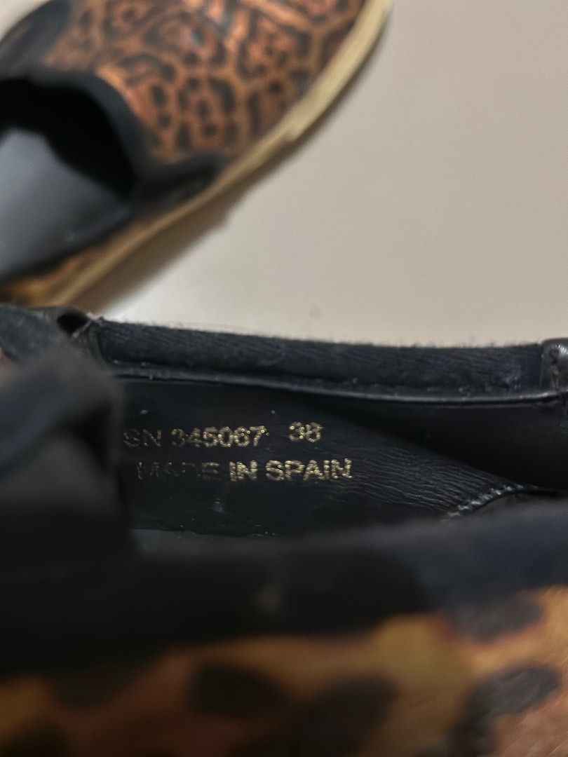 Saint Laurent YSL Leopard Slip On Sneakers (Category: Sneakers) located in Paranaque City. Submitted by j.cwl (Listing ID 1378642767, Image 3). Description: Authentic Saint Laurent YSL Leopard Slip On Sneakers No box Size 38 *has creases.. yellowing of soles.