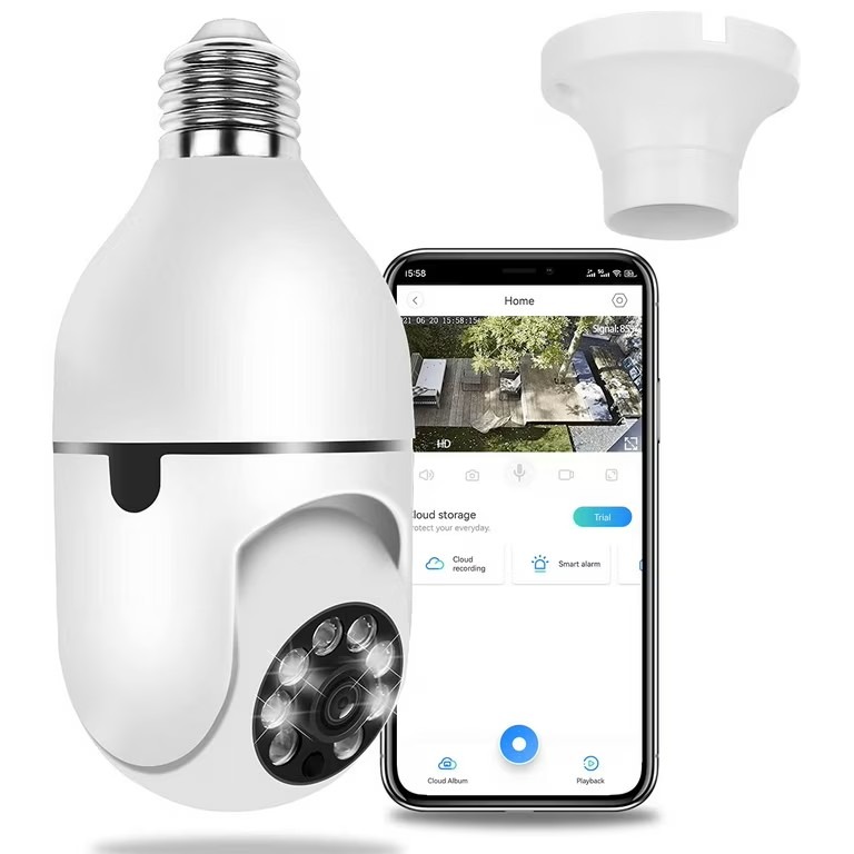 Illustration of Furniture With Embedded Security Cameras