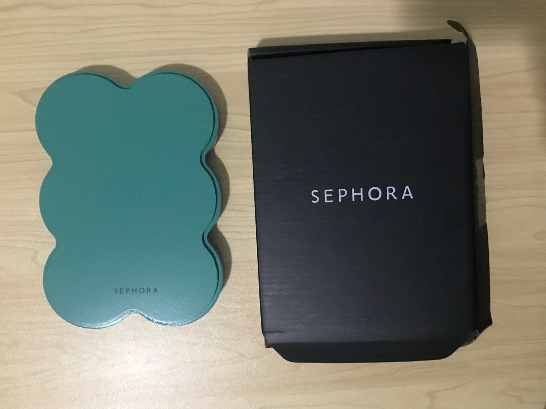 SEPHORA Bear Mirror – Rare Vanity Piece (Category: Makeup) located in Cabuyao City. Submitted by jedelacruz43461 (Listing ID 1378564338, Image 2). Description: SEPHORA Bear Mirror – Rare Vanity Piece Super cute and aesthetic bear-shaped mirror with a marble design. 💖 Comes with original Sephora box and has Sephora branding on the back. 💯 Good quality, unique design 📌 Size: Desk/handheld size 💸 Price: ₱450 📍 Available for meet-up or shipping 
