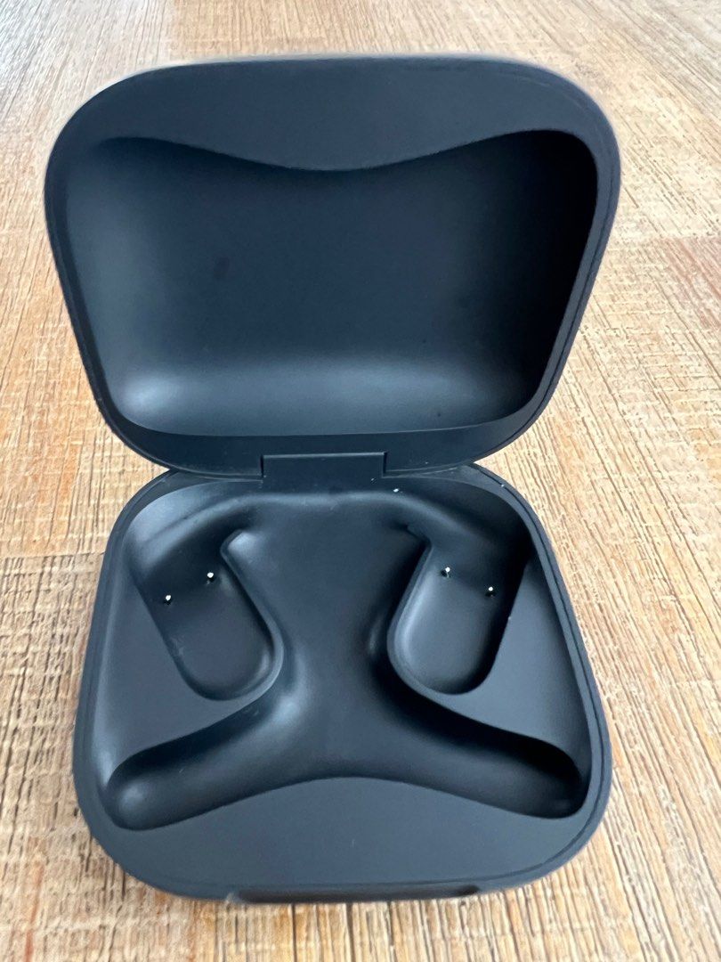 Shokz OpenFit Air Charging Case (Category: Earphones) located in Singapore. Submitted by gadgetsgadgetsgadgets (Listing ID 1378600663, Image 2). Description: Genuine Shokz OpenFit Air charging case. only. Excellent condition. RFS - Misplaced my earbuds. .