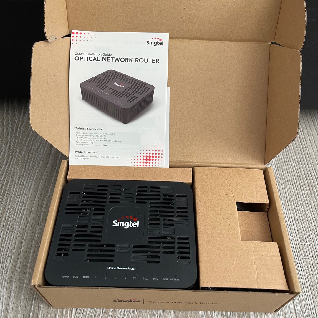 Singtel Nokia G-240G-E Optical Network Router, Computers & Tech, Parts ...