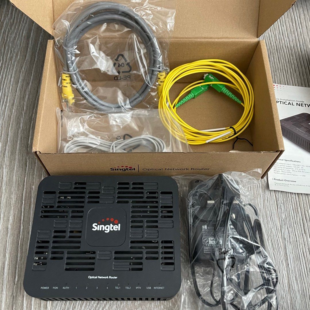 Nokia Router G Network Singtel Nokia G-240G-E Optical Network Router, Computers & Tech, Parts ...