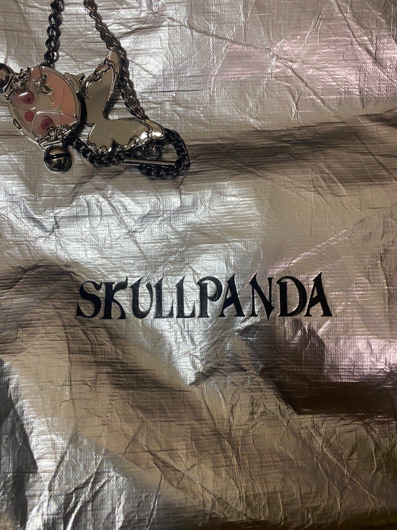SKULLPANDA silver tote bag (Category: Luxury Bags & Wallets) located in Cavite. Submitted by vvvv.store (Listing ID 1378717469, Image 3). Description: only used once prig price 3.9k.