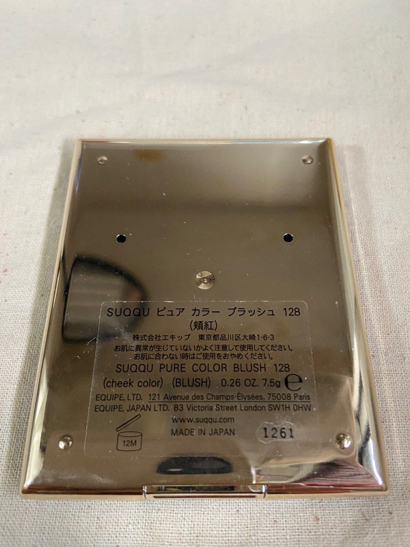 由 maggieliu_17 (刊登 ID 1378711278，圖片 2) 提交，位於 台中市 (Taichung) 的 SUQQU 晶采淨妍頰彩 色號128 (類別：化妝品)，說明：SUQQU 晶采淨妍頰彩 色號128 含盒刷具未使 狀態如圖 2021年產 selfridges 購買。