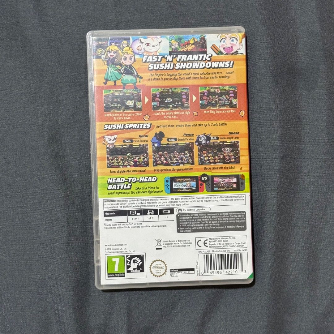 Sushi Striker Nintendo Switch Game, Video Game, Konsol di Carousell