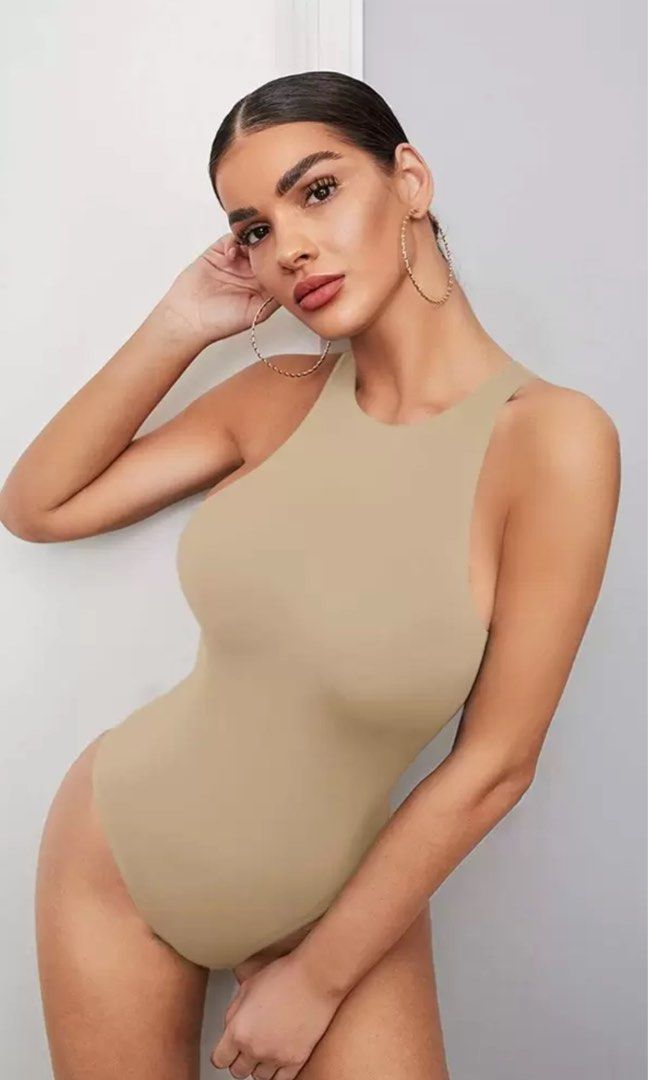 Tank Bodysuit (Category: Others Tops) located in Quezon City. Submitted by cesssl (Listing ID 1378656248, Image 2). Description: Color - beige.