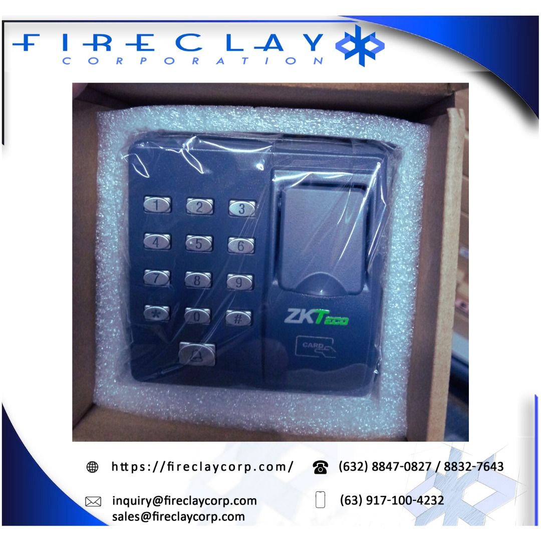 Tap Card RFID ZKTECO X7 (Category: Security Systems & CCTV Cameras) located in Makati City. Submitted by frincespo30593 (Listing ID 1378600531, Image 1). Description: "Fingerprint Capacity: 200 templates Card Capacity: 500 RFID Cards Wiegand Ports: Output any bits Access Control interfaces: 3rd party electric lock, door sensor, exit button, open door alarm. Power Supply: 12V DC 3A Operating Temperature: 0 “C - 45 “C Operating Humidity: 20%-80% Di