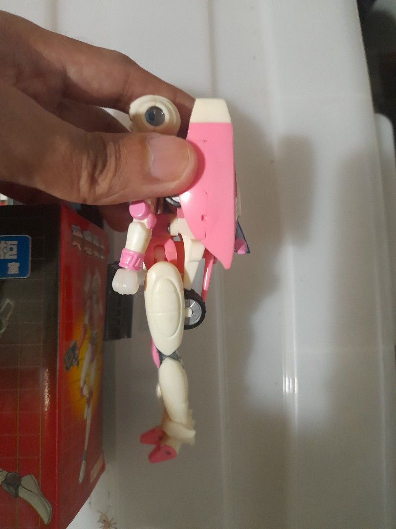 Transformers G1 Arcee MGT-01 3rd party (Category: Action & Battle Toys) located in Antipolo. Submitted by natnicmarf (Listing ID 1378614917, Image 3). Description: wyswyg. loose joints, slight yellowing stickers applied meetup cod lr2 mrt.