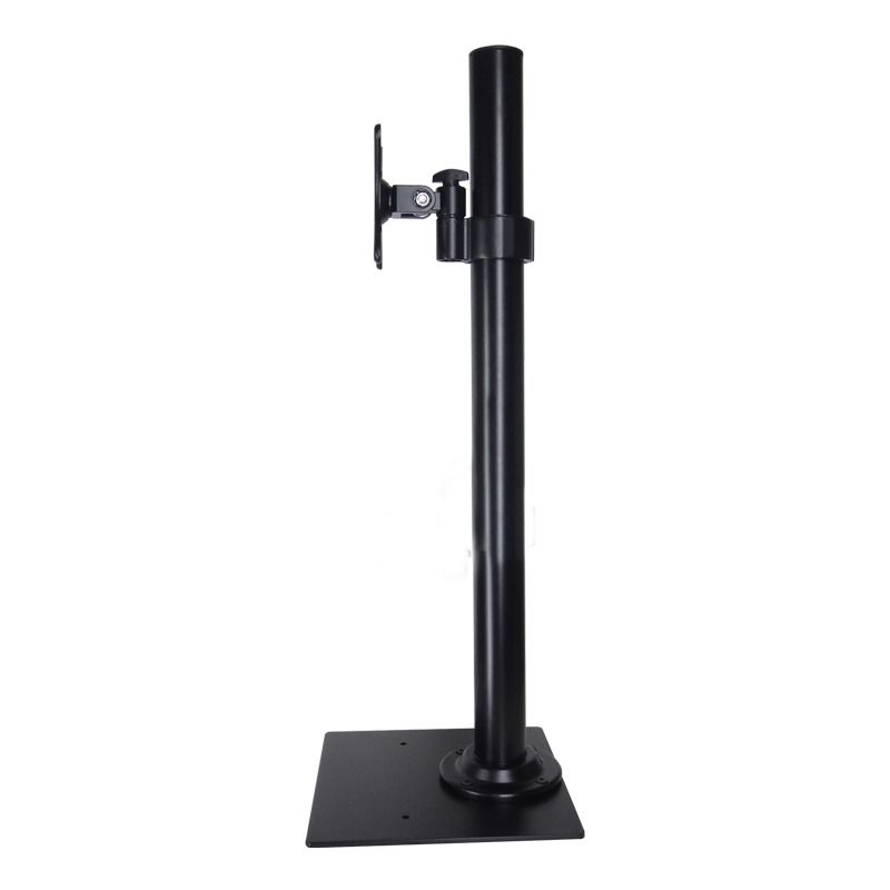(TV15)Aluminum 10-27inch Rotate/swivel/tilt Monitor table standwith square base/U base height adjustable (Category: Monitor Screens) located in Singapore. Submitted by tvmountsg.com (Listing ID 1378612965, Image 1). Description: Model NO:TV15 For one monitors up to 27inch Pole height 400mm Max loading 8kg VESA 75 x75 100 x100mm square base size 24 x24 cm if required, can screw in table U shape base size 40 x40 cm Square base:24x24cm.