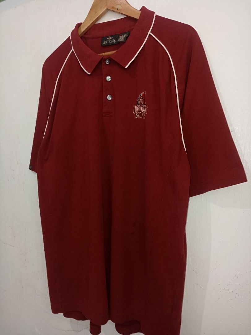 Vintage Diamond Backs polo shirt (Category: Tshirts & Polo Shirts ) located in Alaminos. Submitted by aefalvarez (Listing ID 1378542593, Image 2). Description: black stained *washable *barely noticeable dimes/size already included in the pictures.