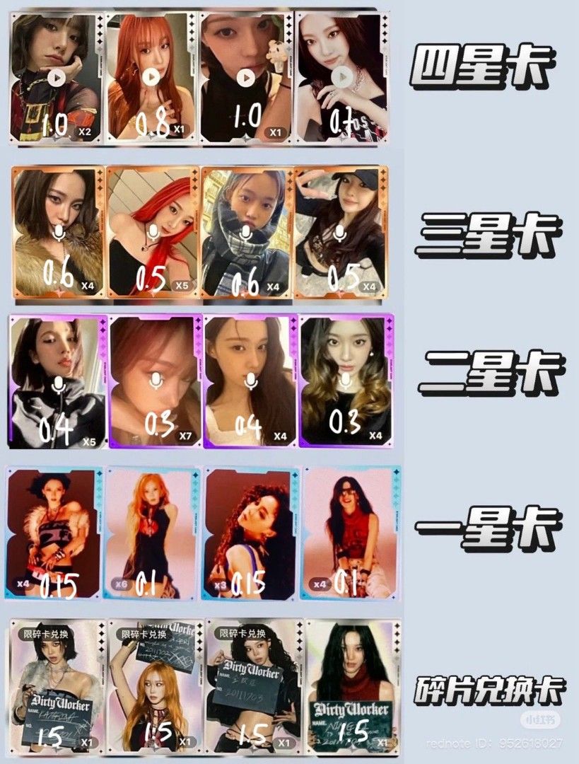 aespa Dirty Work　qqmusic 全員トレカ　20枚コンプリート aespa Dirty Work qqmusic 全員トレカ 20枚コンプリート AESPA