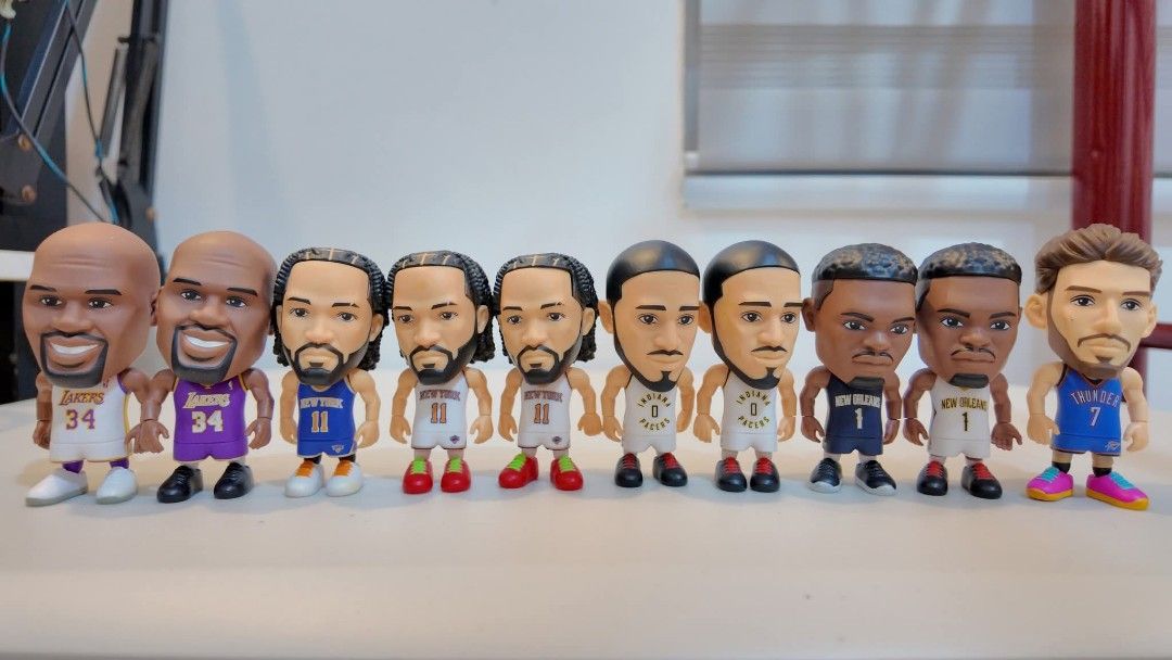 ZURU NBA BALLERS COMPLETE ACCESSORIES (Category: Vintage Collectibles) located in Santa Cruz. Submitted by jamezxcqwer (Listing ID 1378686684, Image 3). Description: SALE UPDATED PRICE ZURU NBA BALLERS SERIES 1 AND SERIES 2 SUPER RARE SHAQ - 6,000 (complete) Harden home 76ers - 1800 (complete) Harden away 76ers -1800 (complete) Lebron away - 1000 (complete) Shaq Home – 700 (complete) Shaq away – 700 (complete) Davis home – 600 (complete) Davis aw