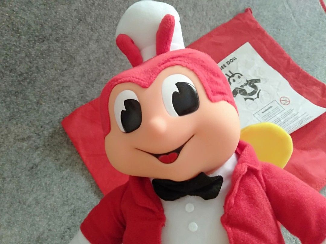 12 Inches Jollibee Huggable Stuffed Plush Doll (Category: Plushies & Soft Toys) located in Bulacan. Submitted by fuel-your-happiness (Listing ID 1378813430, Image 2). Description: NO RESERVATION LOCATION: Bulakan SHIPPING/DELIVERY LBC Express Branch pick up 114.00 Nationwide Door to door delivery 195.00 Luzon 205.00 Visayas/Mindanao PAYMENT Gcash Thanks!.