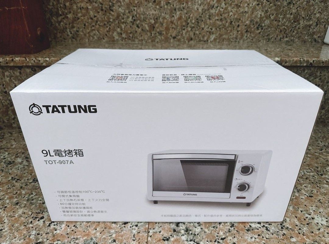 由 rose400896 (刊登 ID 1378921028，圖片 2) 提交，位於 台北市 (Taipei) 的 大同9 公升電烤箱 (類別：烤盤)，說明：TOT-907A。