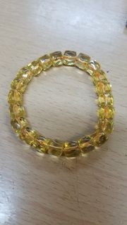 🌟🌟新淨 8mm 黃晶 手串 (貨品只合手圍160mm或以下人士)64224722921730110