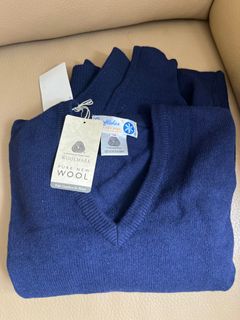 雪花牌深藍色羊毛衣 校服 學生64240751336195110