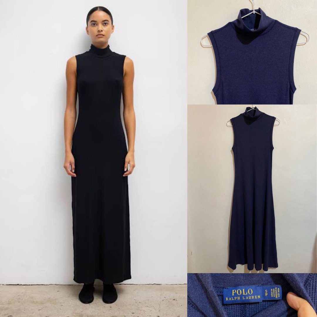 Ralph Lauren Waffle Knit Maxi Dress Polo Ralph Lauren Waffle-Knit Henley  Maxi Dress In Brown Lyst UK