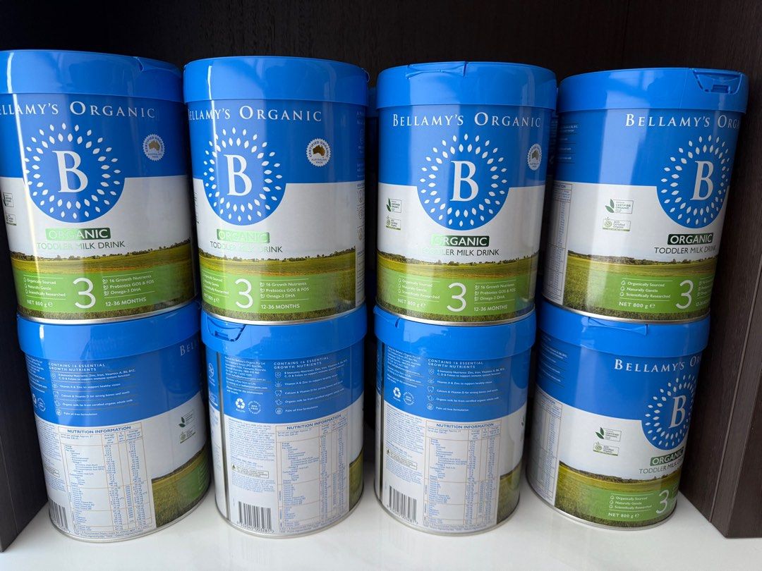 Bellamy’s Organic Step 3 Toddler Formula Milk Drink (Category: Breastfeeding & Bottle Feeding) located in Singapore. Submitted by ridemax (Listing ID 1378828681, Image 1). Description: Bought some extras from Perth, Australia on 4 July 2025. Selling some as my baby doesn’t need so many. Self pick up or I can post it for an extra $3.70 via J&T..
