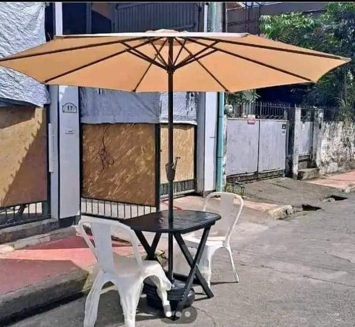 Big umbrella with stand and base (Category: Umbrellas) located in Manila. Submitted by viashop02 (Listing ID 1378876081, Image 1). Description: Big umbrella with stand and base Cash on delivery thru lalamove.