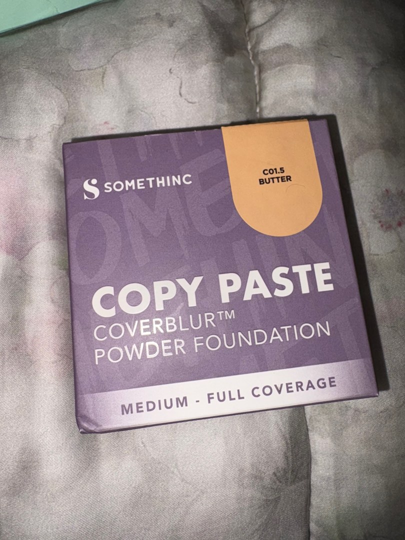 BNIB Somethinc CoverBlur (CO1,5 Butter) Powder Foundation Copy Paste ...