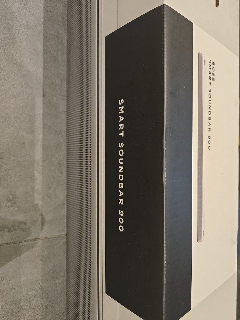Bose 900 Soundbar (Category: Soundbars, Speakers & Amplifiers) located in Singapore. Submitted by techgamesnlights.sg (Listing ID 1378848341, Image 1). Description: Authentic, New and open box, item has been tested to work fine. Due to size of the item only self collection from Bukit Panjang or Lalamove delivery at your expense is available. It cannot be couriered. Standard note for all listing: With receipt and local SG warranty from TGL.SG on r