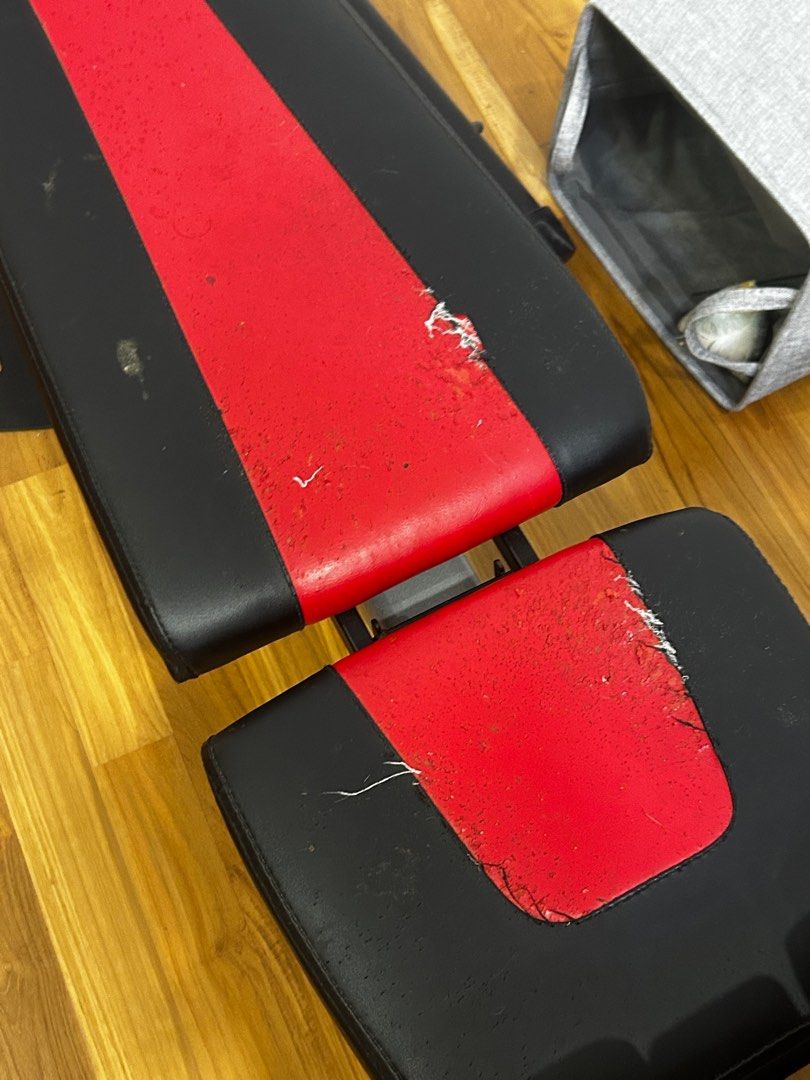 Bowflex Machine (Category: Weights & Dumbbells) located in Singapore. Submitted by flares (Listing ID 1378863691, Image 2). Description: bowflex machine with scratched leather seat (cat scratches). please only purchase if comfortable with condition. price open to reasonable nego. self pick-up only! .