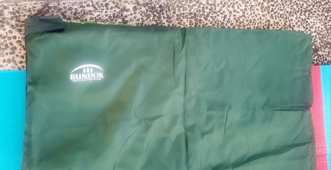 BUNDOK camping compact sleeping bag like new not coleman (Category: Hiking & Camping) located in Quezon City. Submitted by georgefrancis88 (Listing ID 1378799488, Image 2). Description: bundok sleeping bag compact good for moto camping lightly used 70x 190 cm clean like new complete with carry bag no issues QC commonwealth pick up or lalamove.